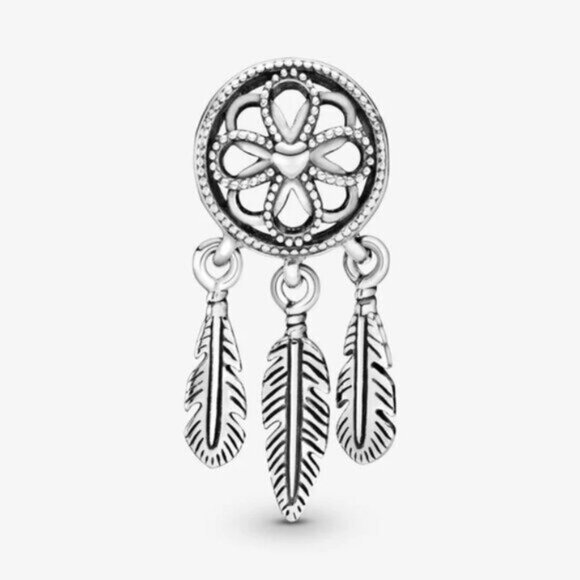 Pandora Charm Spiritual Dream Catcher Sterling Silver - Picture 1 of 5